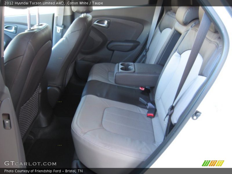 Cotton White / Taupe 2012 Hyundai Tucson Limited AWD