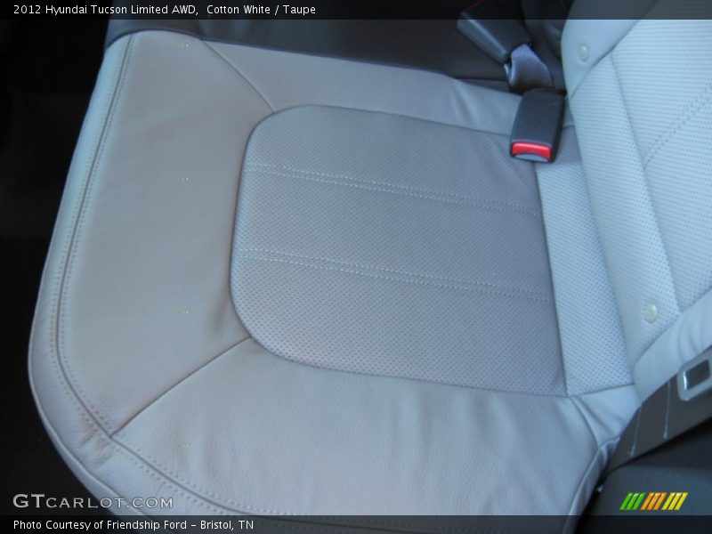 Cotton White / Taupe 2012 Hyundai Tucson Limited AWD
