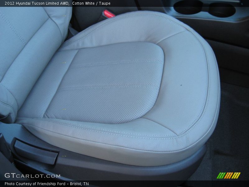 Cotton White / Taupe 2012 Hyundai Tucson Limited AWD