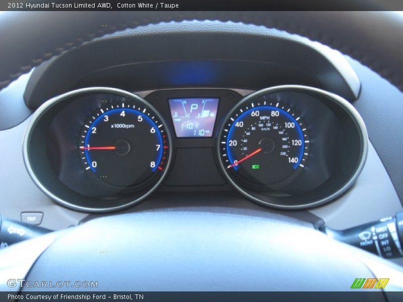  2012 Tucson Limited AWD Limited AWD Gauges