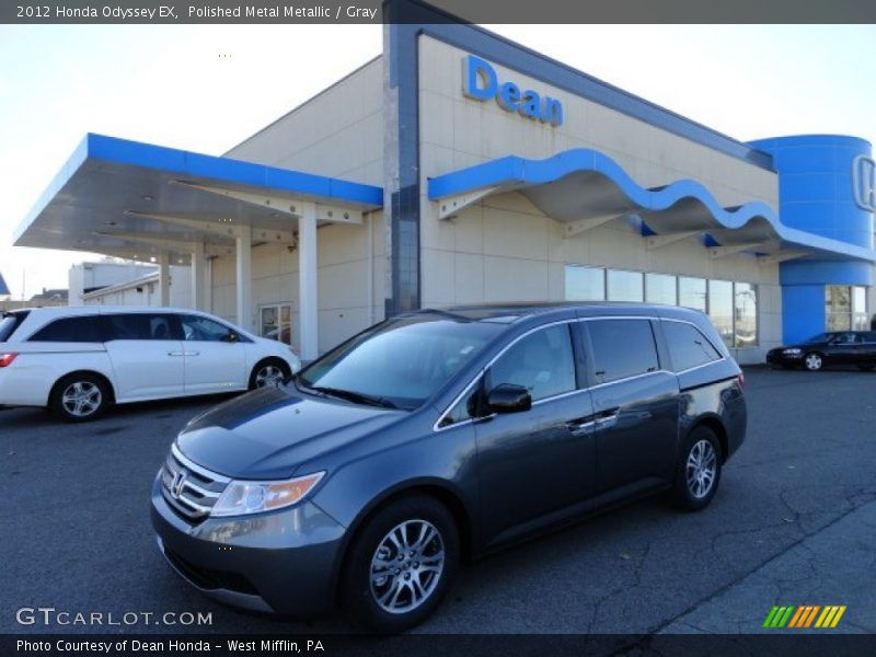 Polished Metal Metallic / Gray 2012 Honda Odyssey EX