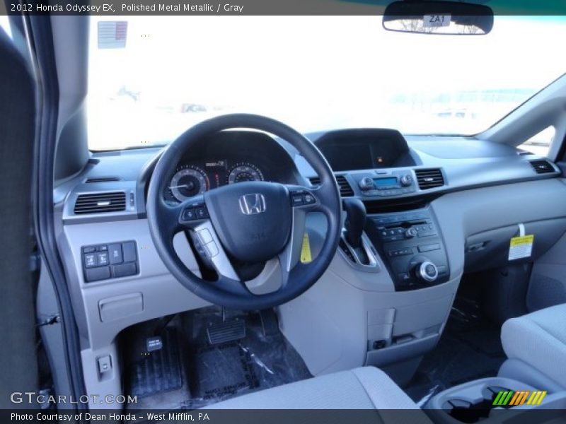 Polished Metal Metallic / Gray 2012 Honda Odyssey EX