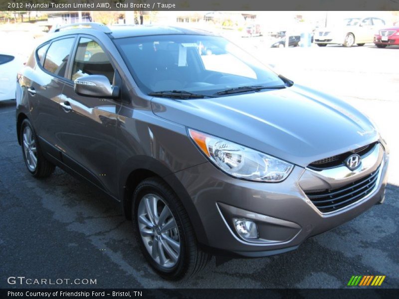 Chai Bronze / Taupe 2012 Hyundai Tucson Limited AWD