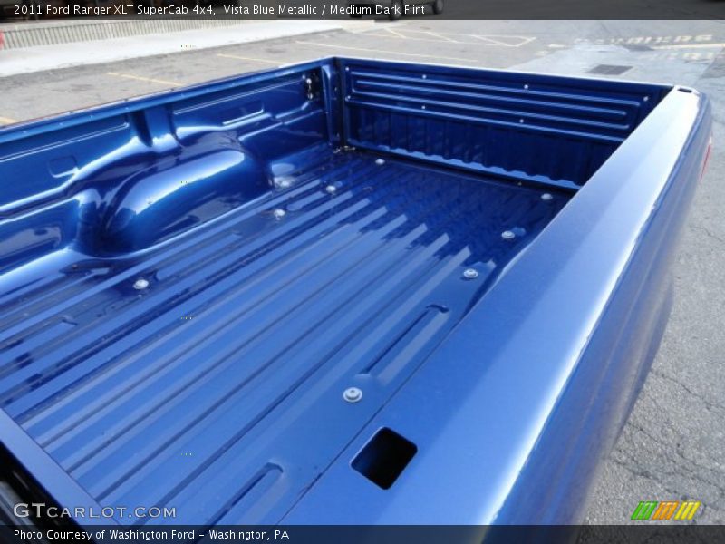 Vista Blue Metallic / Medium Dark Flint 2011 Ford Ranger XLT SuperCab 4x4