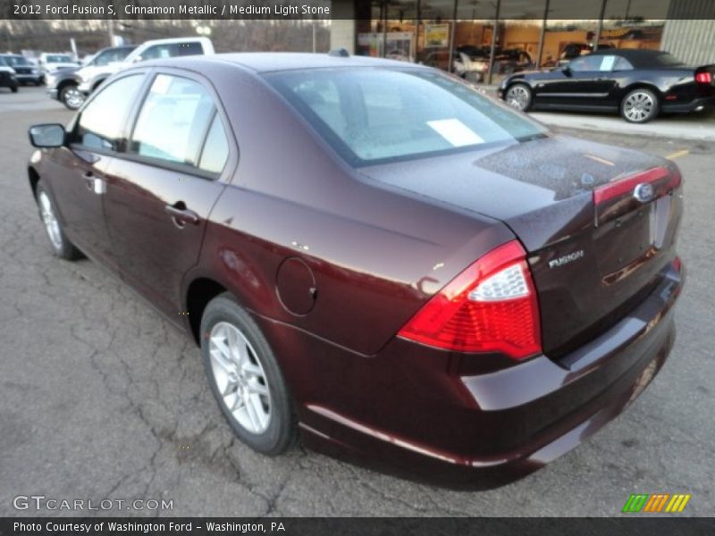 Cinnamon Metallic / Medium Light Stone 2012 Ford Fusion S