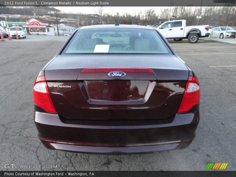 Cinnamon Metallic / Medium Light Stone 2012 Ford Fusion S
