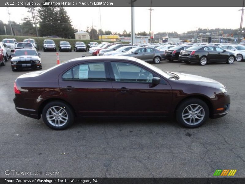 Cinnamon Metallic / Medium Light Stone 2012 Ford Fusion S