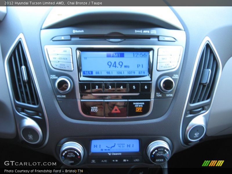 Controls of 2012 Tucson Limited AWD