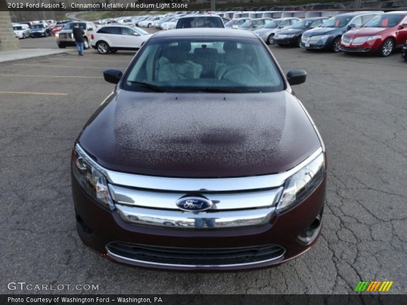 Cinnamon Metallic / Medium Light Stone 2012 Ford Fusion S