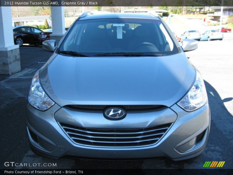 Graphite Gray / Black 2012 Hyundai Tucson GLS AWD