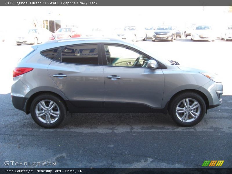 Graphite Gray / Black 2012 Hyundai Tucson GLS AWD