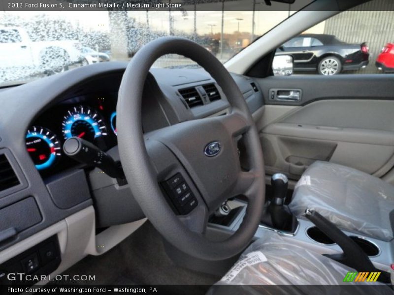 Cinnamon Metallic / Medium Light Stone 2012 Ford Fusion S