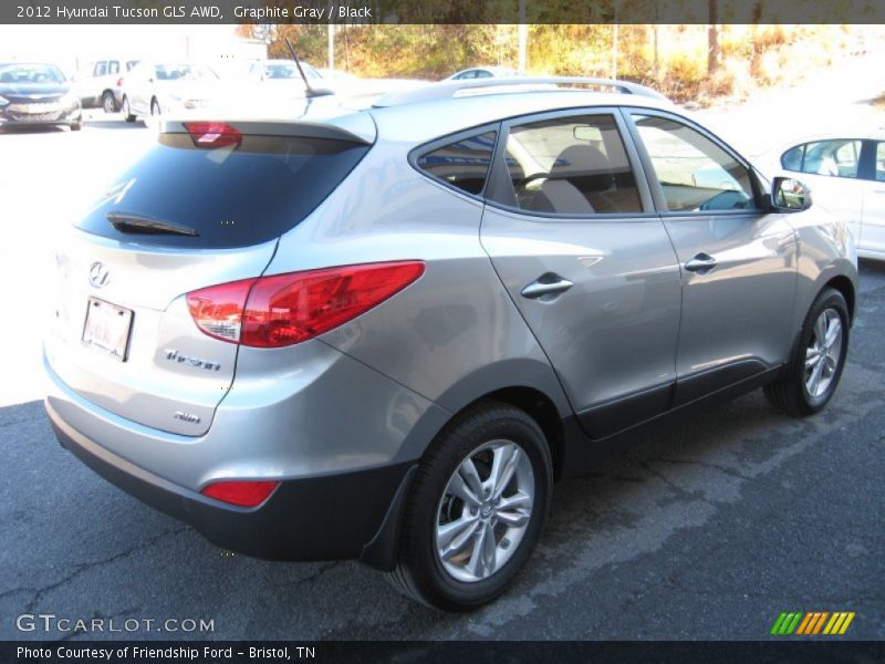 Graphite Gray / Black 2012 Hyundai Tucson GLS AWD