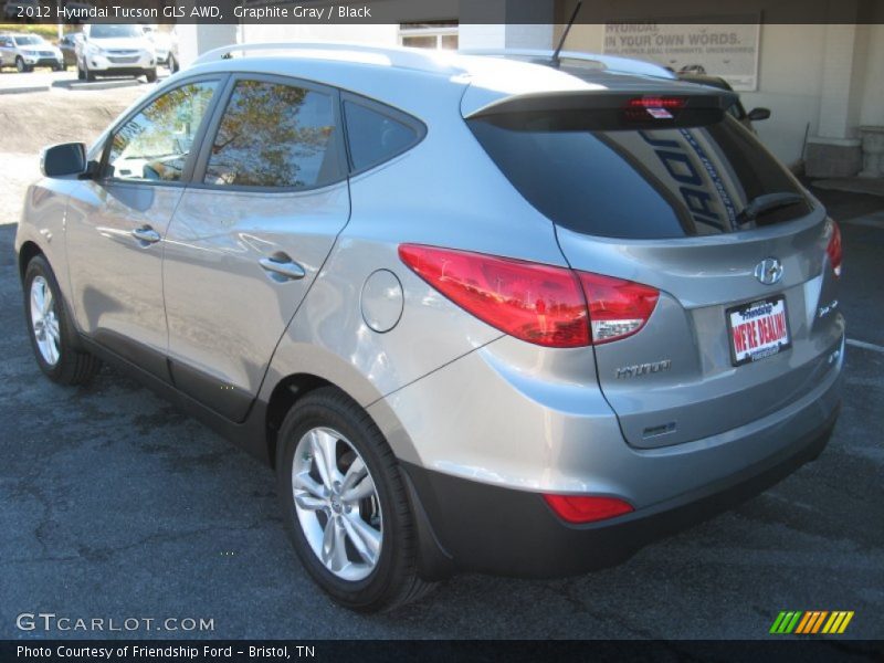 Graphite Gray / Black 2012 Hyundai Tucson GLS AWD