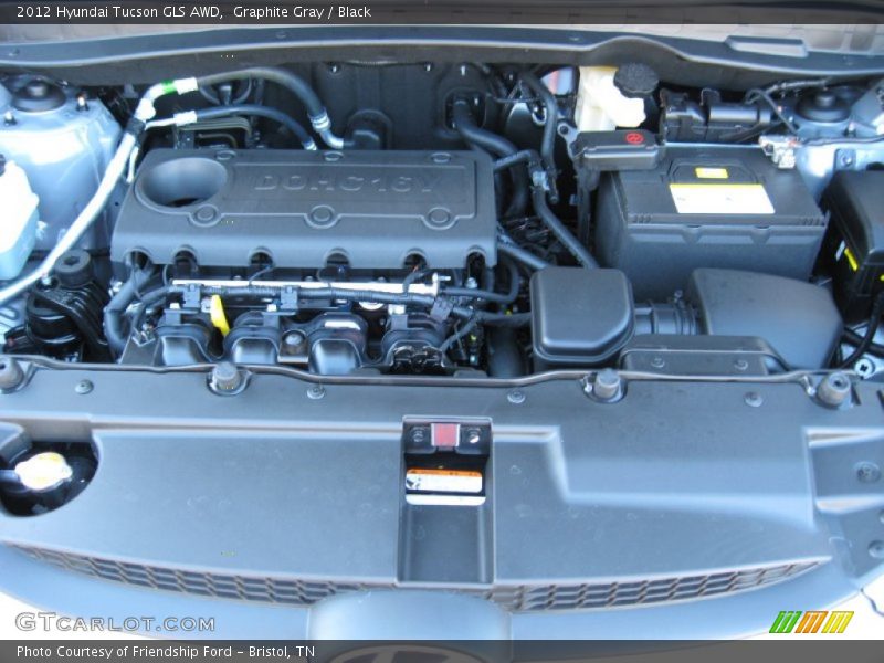  2012 Tucson GLS AWD Engine - 2.4 Liter DOHC 16-Valve CVVT 4 Cylinder