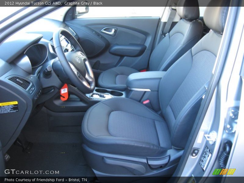  2012 Tucson GLS AWD Black Interior