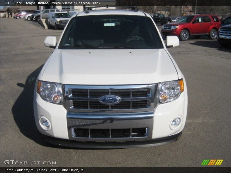 White Suede / Charcoal Black 2012 Ford Escape Limited