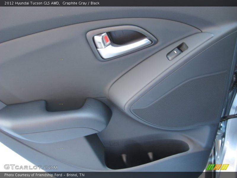 Graphite Gray / Black 2012 Hyundai Tucson GLS AWD