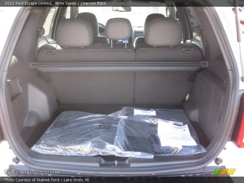 White Suede / Charcoal Black 2012 Ford Escape Limited