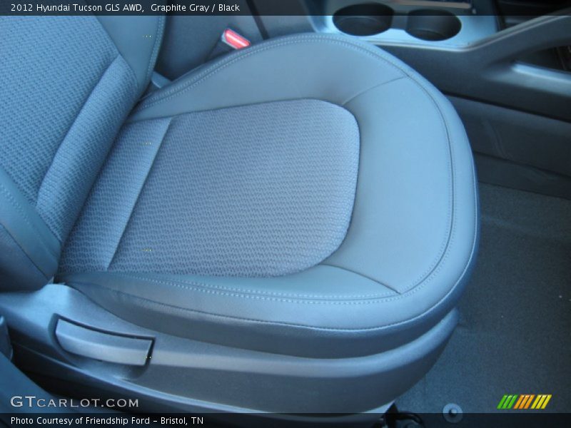 Graphite Gray / Black 2012 Hyundai Tucson GLS AWD
