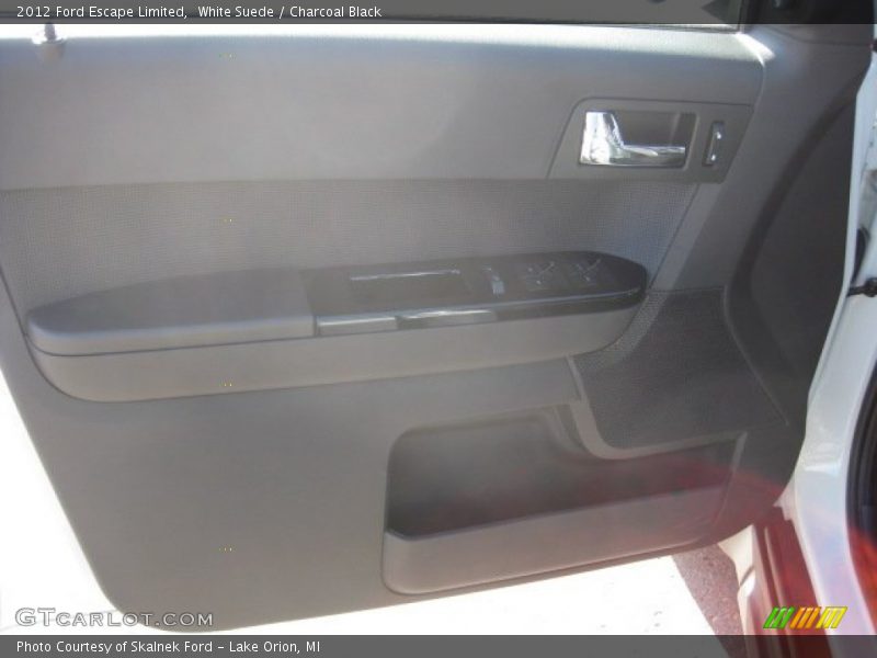 White Suede / Charcoal Black 2012 Ford Escape Limited