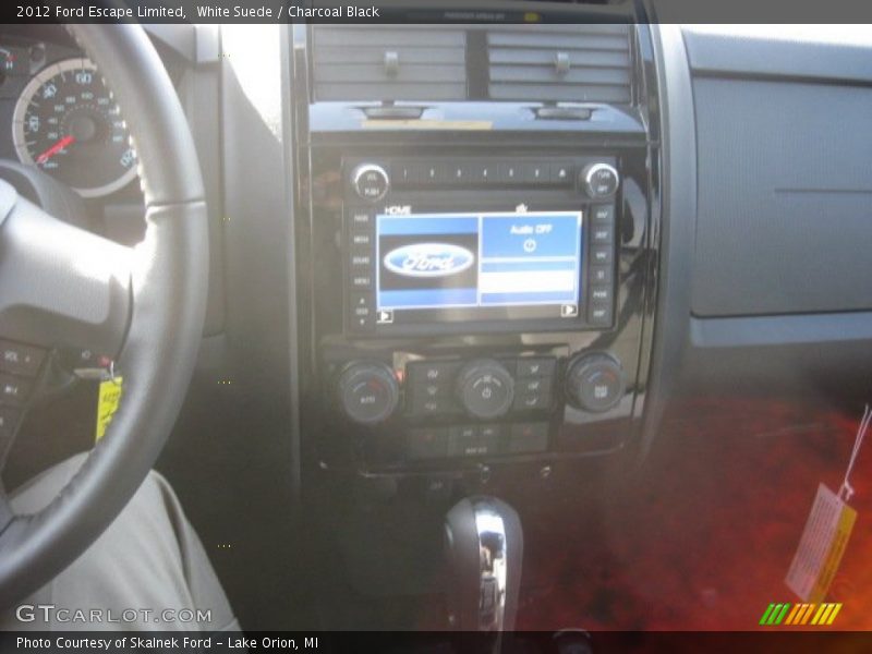 White Suede / Charcoal Black 2012 Ford Escape Limited