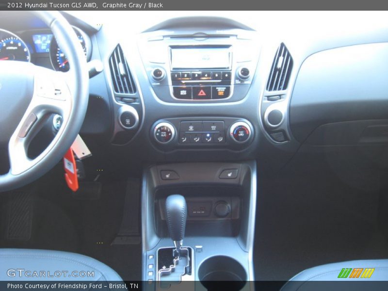 Graphite Gray / Black 2012 Hyundai Tucson GLS AWD