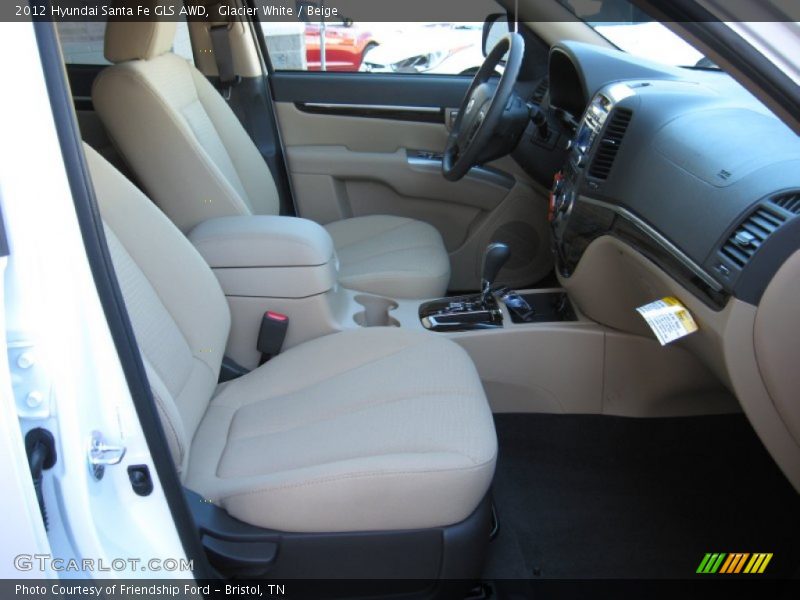  2012 Santa Fe GLS AWD Beige Interior