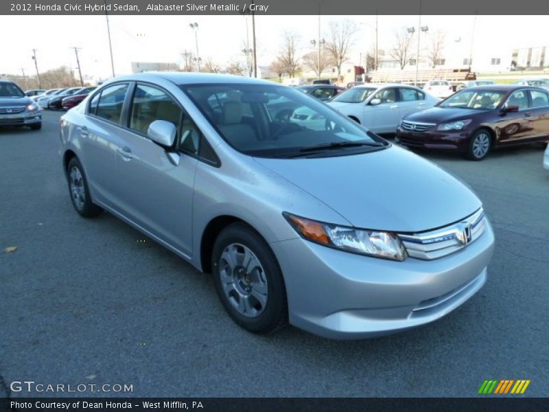Front 3/4 View of 2012 Civic Hybrid Sedan