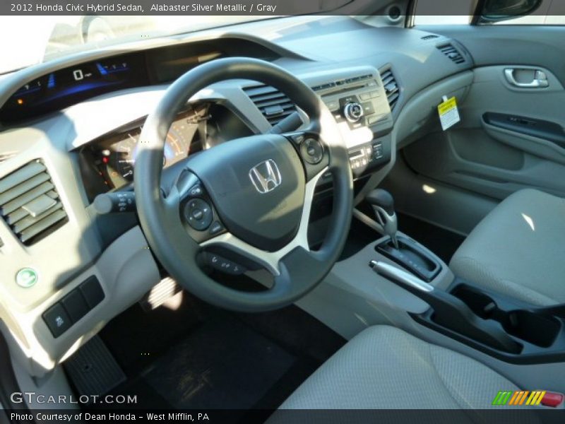 Dashboard of 2012 Civic Hybrid Sedan