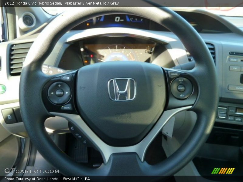  2012 Civic Hybrid Sedan Steering Wheel