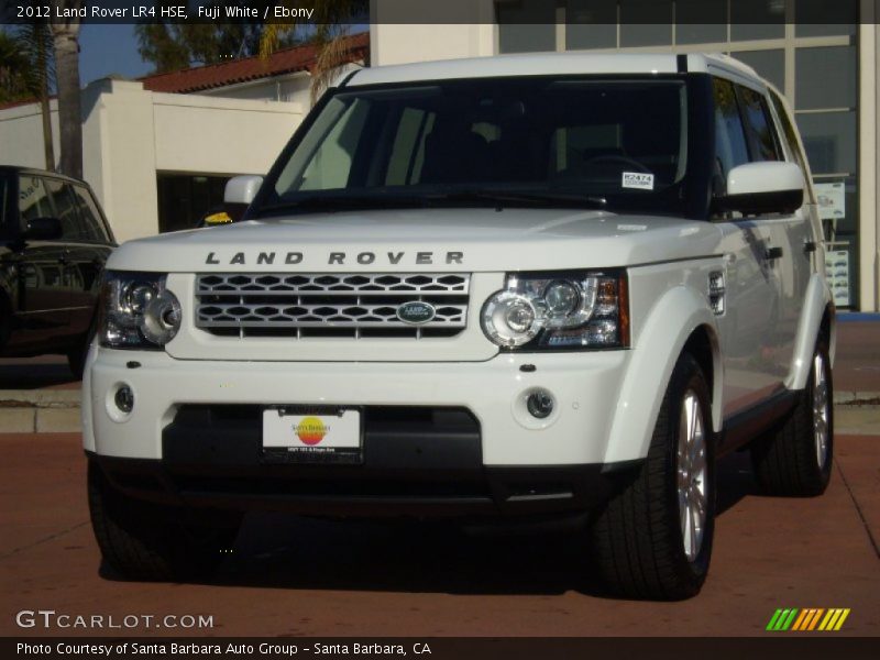 Fuji White / Ebony 2012 Land Rover LR4 HSE
