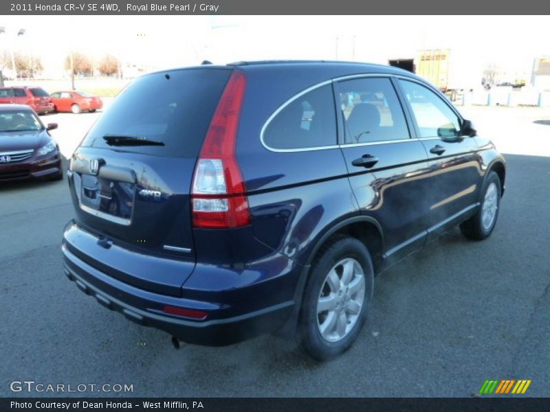 Royal Blue Pearl / Gray 2011 Honda CR-V SE 4WD