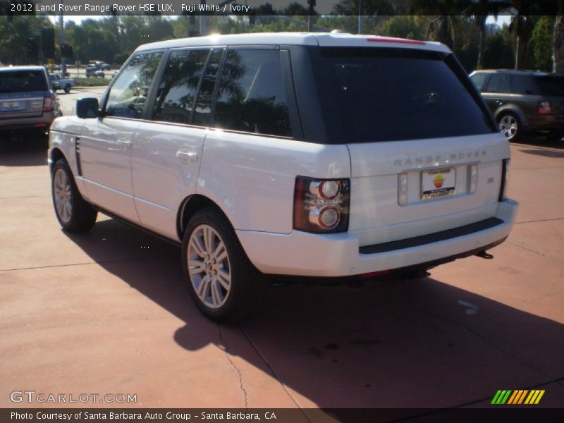 Fuji White / Ivory 2012 Land Rover Range Rover HSE LUX