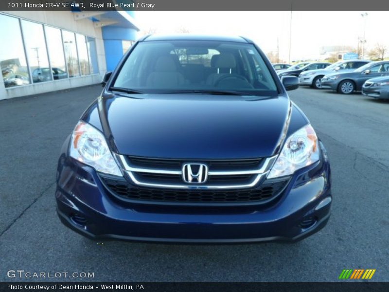 Royal Blue Pearl / Gray 2011 Honda CR-V SE 4WD