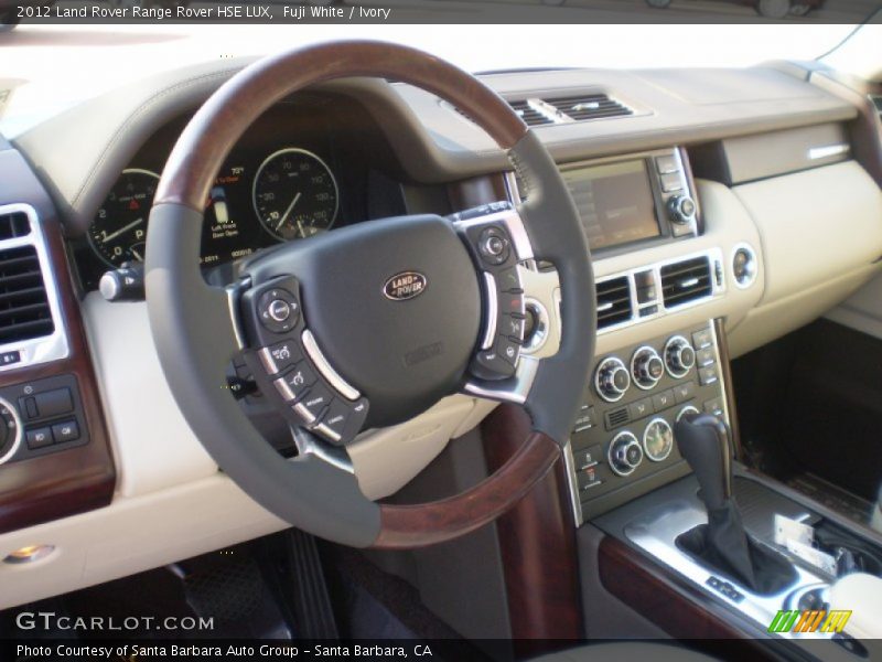 Dashboard of 2012 Range Rover HSE LUX
