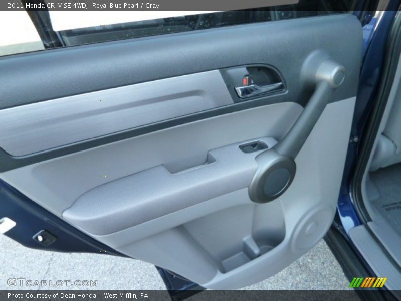 Royal Blue Pearl / Gray 2011 Honda CR-V SE 4WD