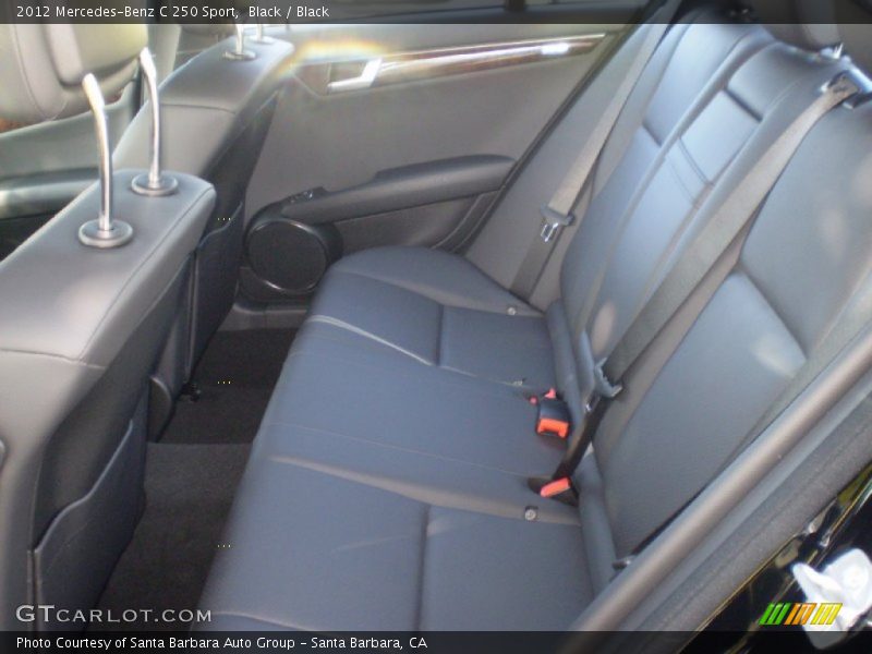 Black / Black 2012 Mercedes-Benz C 250 Sport