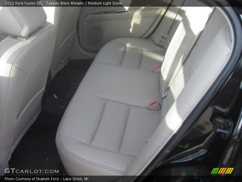 Tuxedo Black Metallic / Medium Light Stone 2012 Ford Fusion SEL
