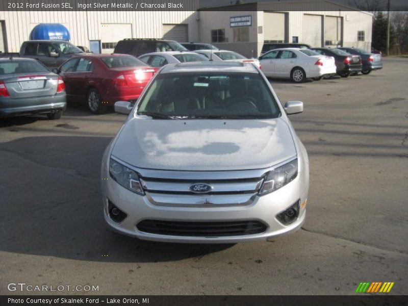 Ingot Silver Metallic / Charcoal Black 2012 Ford Fusion SEL