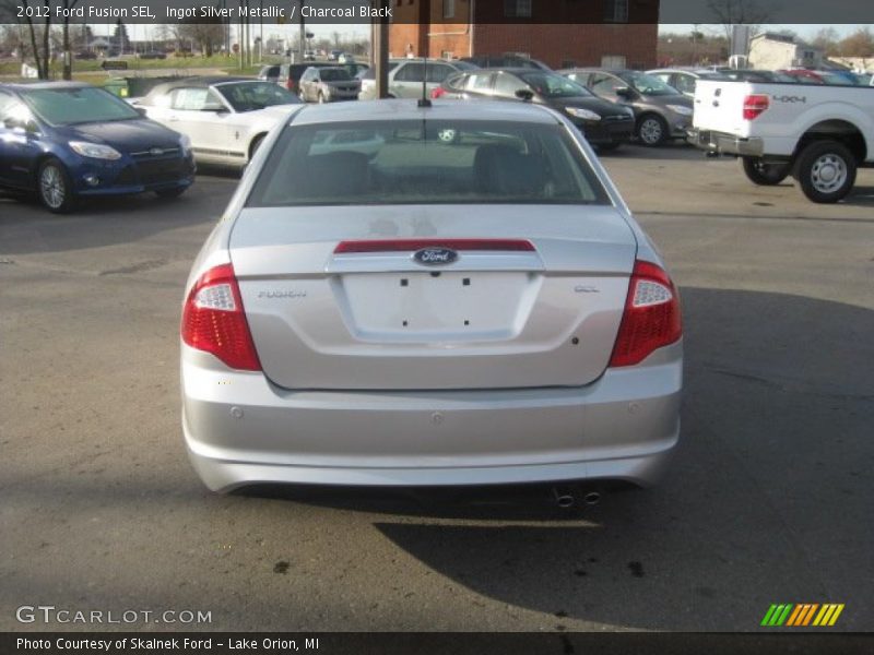 Ingot Silver Metallic / Charcoal Black 2012 Ford Fusion SEL