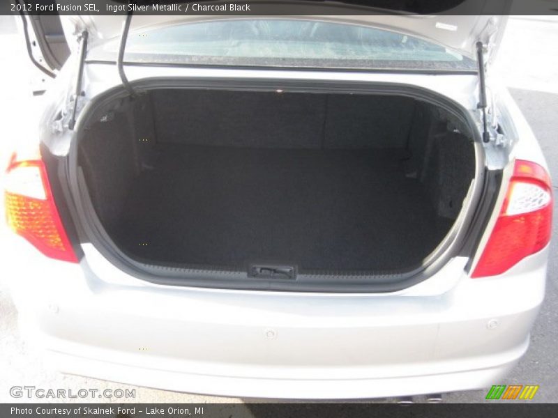 Ingot Silver Metallic / Charcoal Black 2012 Ford Fusion SEL