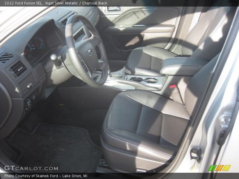 Ingot Silver Metallic / Charcoal Black 2012 Ford Fusion SEL