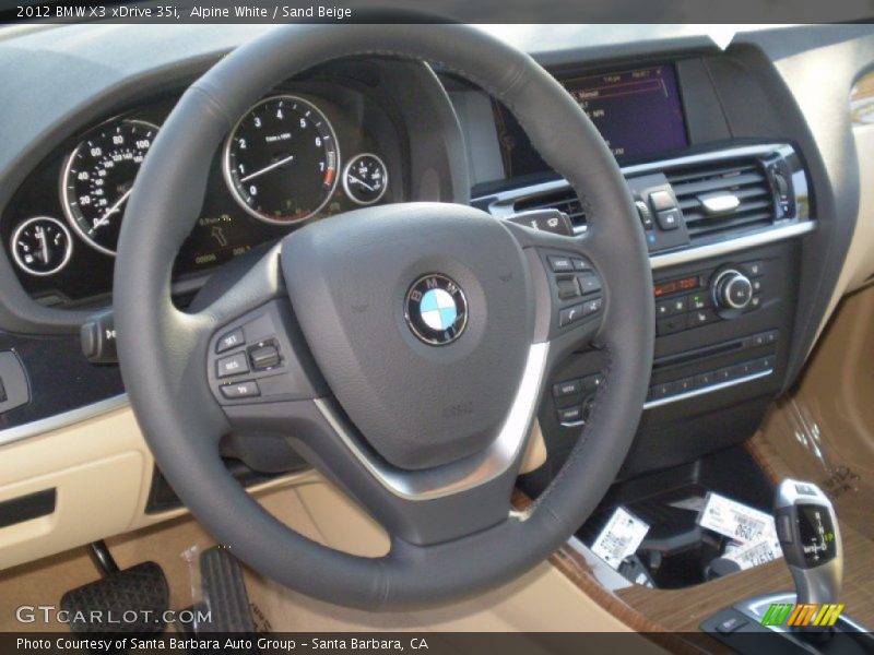  2012 X3 xDrive 35i Steering Wheel