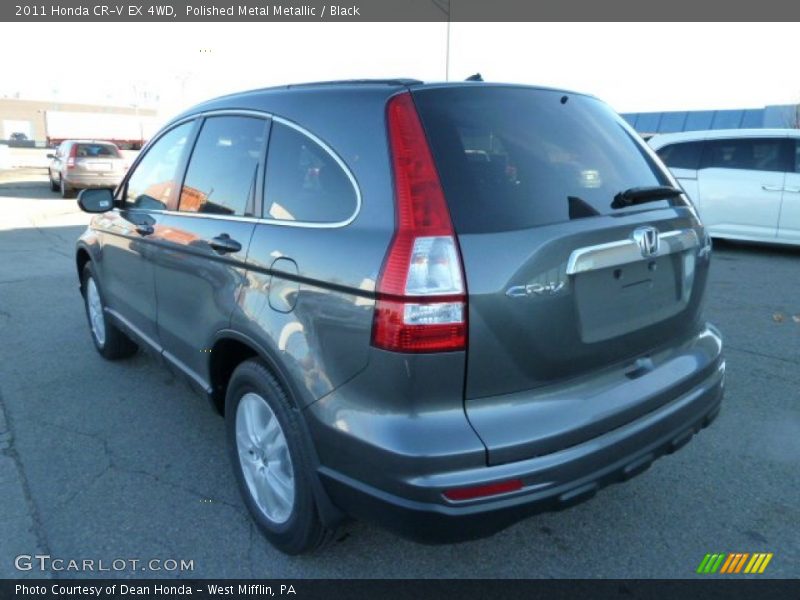Polished Metal Metallic / Black 2011 Honda CR-V EX 4WD