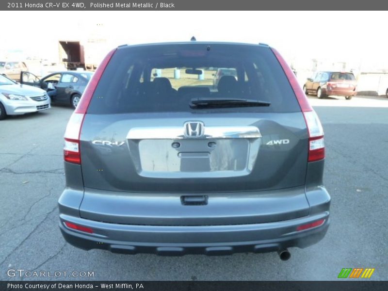 Polished Metal Metallic / Black 2011 Honda CR-V EX 4WD