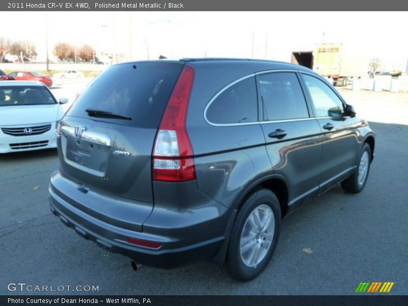 Polished Metal Metallic / Black 2011 Honda CR-V EX 4WD