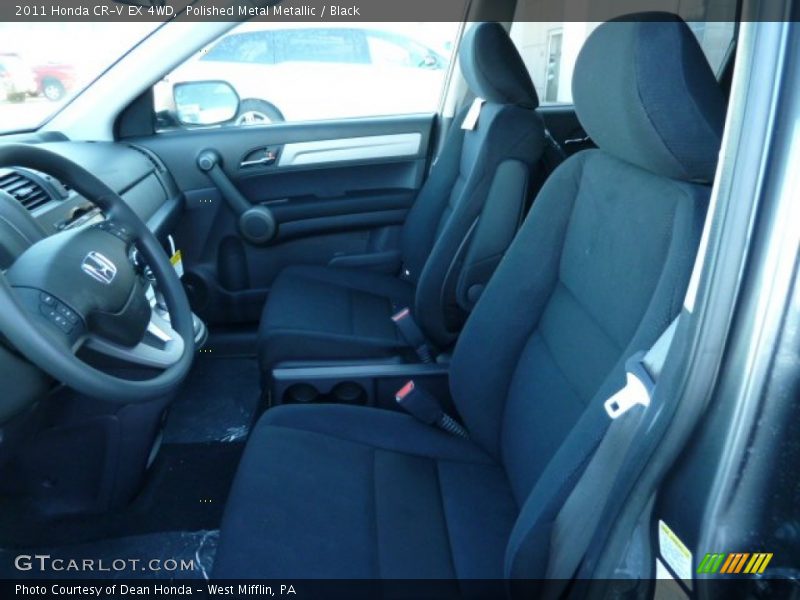 Polished Metal Metallic / Black 2011 Honda CR-V EX 4WD
