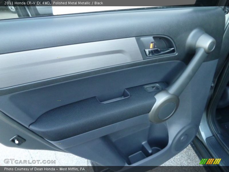 Polished Metal Metallic / Black 2011 Honda CR-V EX 4WD