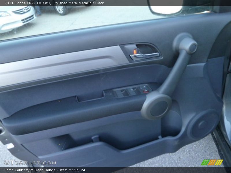 Polished Metal Metallic / Black 2011 Honda CR-V EX 4WD